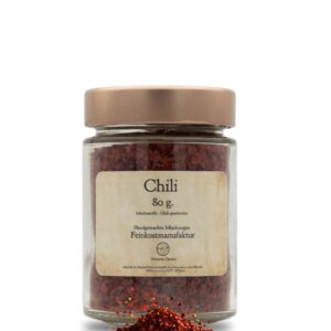 Chili geschrotet Scharf 80g.