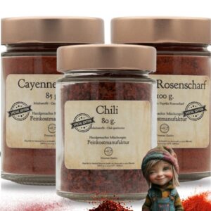 "Die Büchse der Pandora" Chili, Cayenne Pfeffer, Paprika Rosenscharf